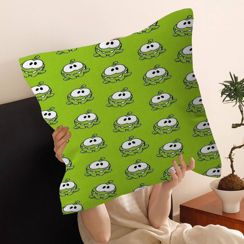 Cartoon oOm cute nNomm Pillow Gifts Home Office Furnishings Bedroom Sofa Car Cushion Cover case xcm