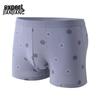 Jianjiang Men's Printed Anti-bacterial Cotton Boxer Briefs 2-Pack