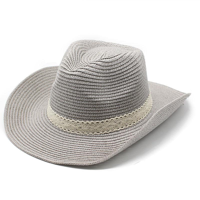 Ethnic Style Jazz Hat Summer Men And Women Boutique Straw Hat Sunshade Casual Beach Hat Retro Top Hat