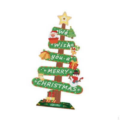 Christmas Wooden Sign Table Decoration Creative Practical Ornament for Home Cabinets