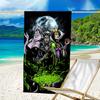 1pc Villains2 Beach Towel, Beach and Seaside Swimming Pool Equipment, Fashion Pattern, Rectangular, Travel Essentials