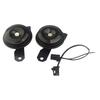 2Pcs High Performances 12V Auto Horns Vehicle Horn Replacement Strong Metal Construction Simple Installs Vehice