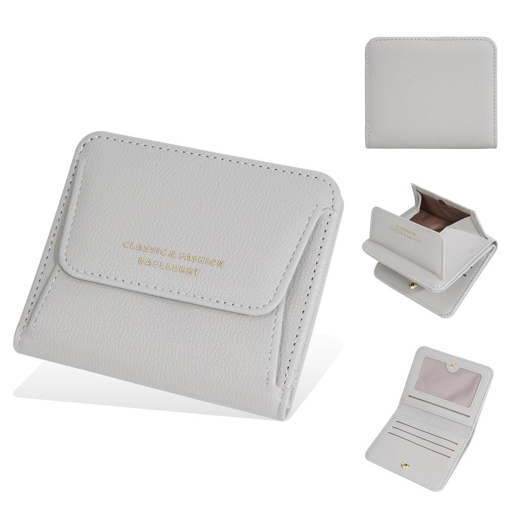 Elegant Women Short Wallet Large Capacity Bank/ID/Credit Card Bag Brand Female Purses  Evening Out