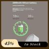 A60Z Top Rechargeable Magnetic LED Wall Light 360° Rotation Touch Remote Control Cabinet Spotlight For Home & Office White