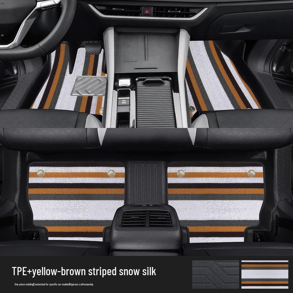 Jetta VS8 Full Coverage TPE Floor Mats - Interior Decorative Automotive Accessories