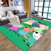 Cartoon animation Pattern Rug, Indoor/Outdoor Mat, for Picnic, Gameroom, Bedroom, Office, Living Room, Home Decor Carpet, Birthday Gift