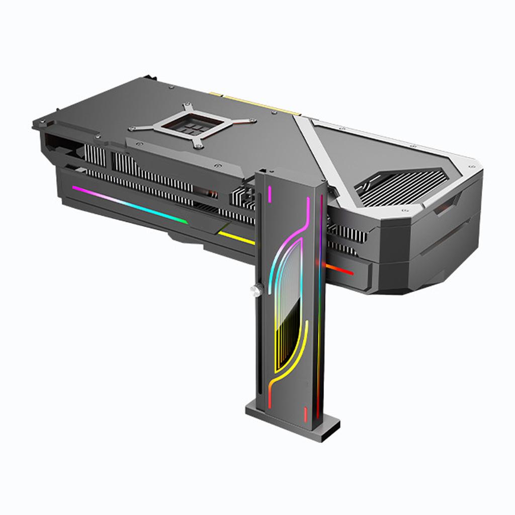 Height   RGB GPU Stand 3PIN 5V PC Graphics Card Stand Holder Anti Sag Bracket with Magnetic Base Vertical ARGB GPU Support Bracket