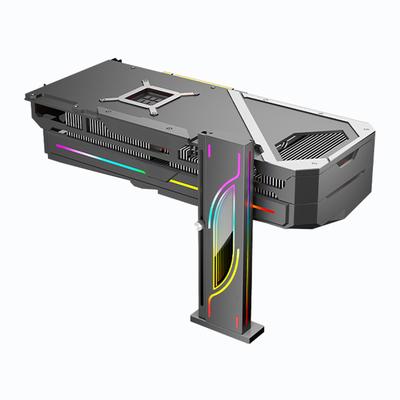 Height   RGB GPU Stand 3PIN 5V PC Graphics Card Stand Holder Anti Sag Bracket with Magnetic Base Vertical ARGB GPU Support Bracket