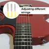 Double Edge Nut Slotting File Set Fret Crowning File for Bass Guitar Set of 3Pcs