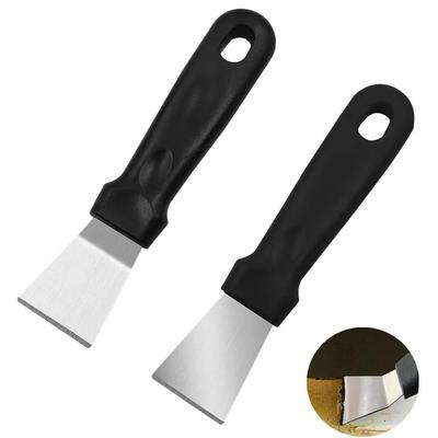 LMETJMA Multipurpose Kitchen Cleaning Spatula Refrigerator Ice Scraper Oil Fume Removal Range Hood Shovel Pan Dirt Spatula JT28