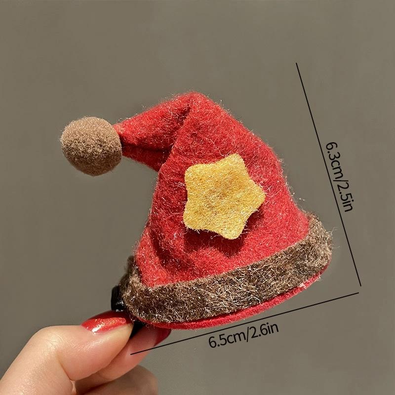 Christmas New Year Hair Clips Cartoon Deer Ear Headbands Hairpin Xmas Decor Gifts Navidad Festival Photo Props Hair Accessories