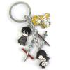 Chaveiro Pingente Metálico de Anime Sword Art Online Asuna Kirito Yui Chaveiro Carro Mochila Decoração Acessórios Presente Brinquedo
