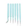 1Pcs 3Colors Anti-Static Excellent Quality Tweezers Bend Long nose Cross Tweezers For intersperse Jewerly Sewing Supplies Tools