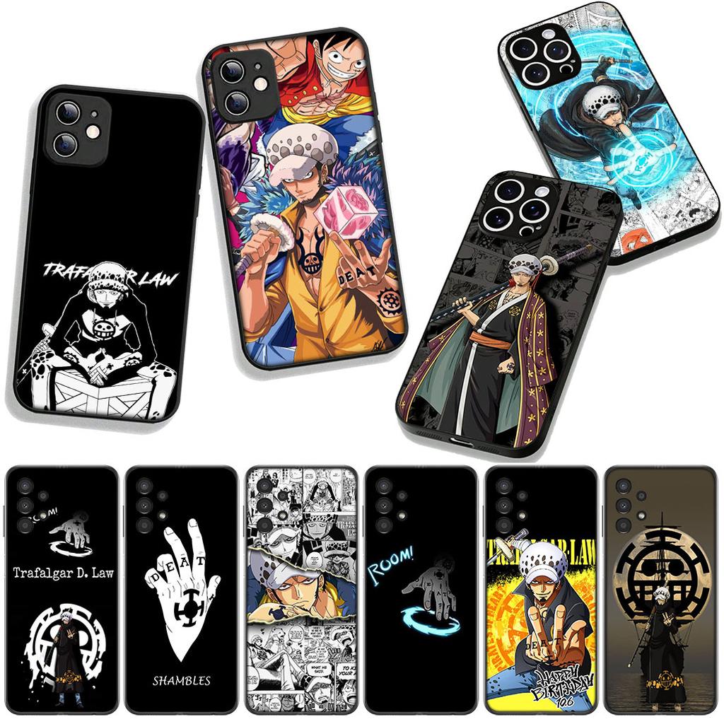 Phone Cover Trafalgar D Water Law One Piece for Apple iPhone 16 15 14 Plus 13 12 Mini 17 Pro Max + ProMax 16E Air 15+ Case