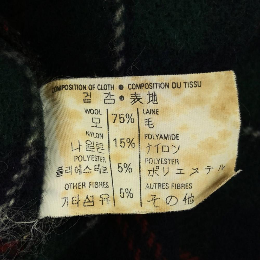 Gloverall 90s Made in England Wool Blend Old Duffel coat 40 Back check Men's Used