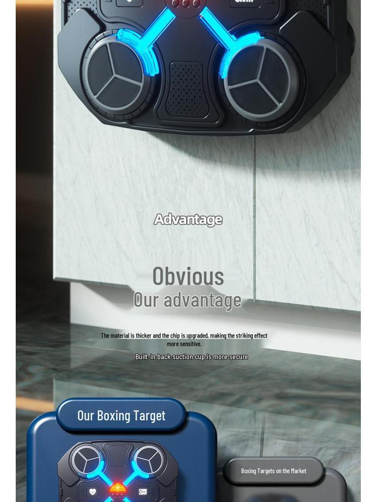 Kids' Electronic Music Boxing Target: Rhythm Training & Stress Relief Toy