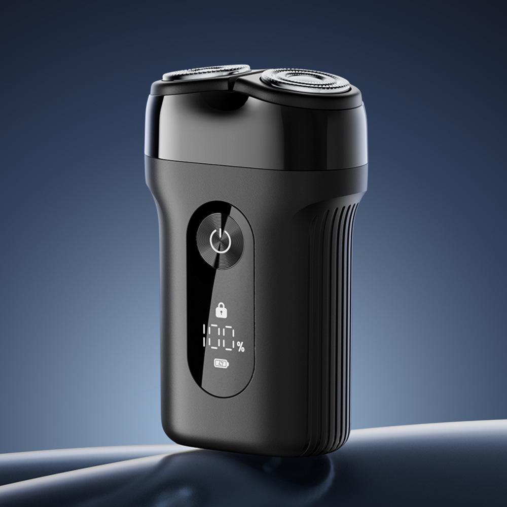 Mini Magnetic Electric Shaver: Waterproof Double Head Travel Razor