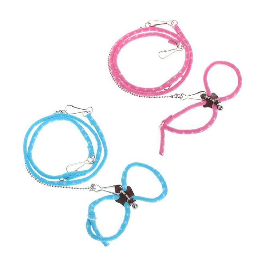 Adjustable With Bell Nylon Rope Ferret Gerbil Walking Lead Pet Supplies Hamster Leash Mouse Vest