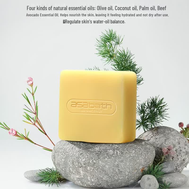 

ASABATH Handmade Sulfur Essential Oil Soap