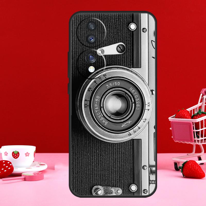 Retro Camera Vintage For Honor X9b X8b X8a X9a X6a X7a X6 X7 X8 X9 Honor 90 70 50 Magic 5 Lite Magic 6 Pro Case