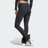 adidas Women's Black Rib Flared Casual Pants II8056