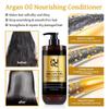 PURC Shampoo-Conditioner-Set mit marokkanischem Arganöl für geschädigtes, krauses Haar, glättendes Vitamin E, organisches, sulfatfreies Haarpflegeset