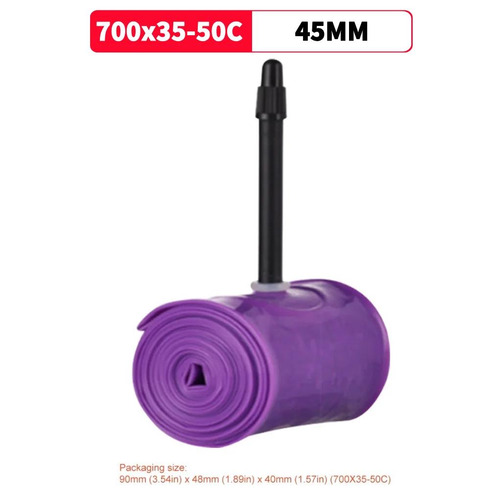 700C X 35-50C/23-32C Ultralight Bike Inner Tube 45mm/65mm/85mm Presta Valve TPU Inner Tubes Super Light Tube Bicycle Accessories