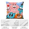 Animation Amazing World Gumball Pillow Case Short Plush Sofa Decorative Gift Home Double-sided Printing Cushion
