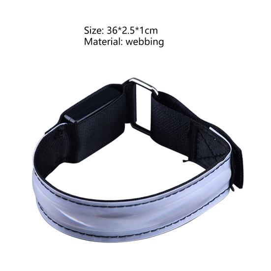 Portable Glowing Armband Super Bright Wear Resistant Adjustable Tightness LED Armband for Running
