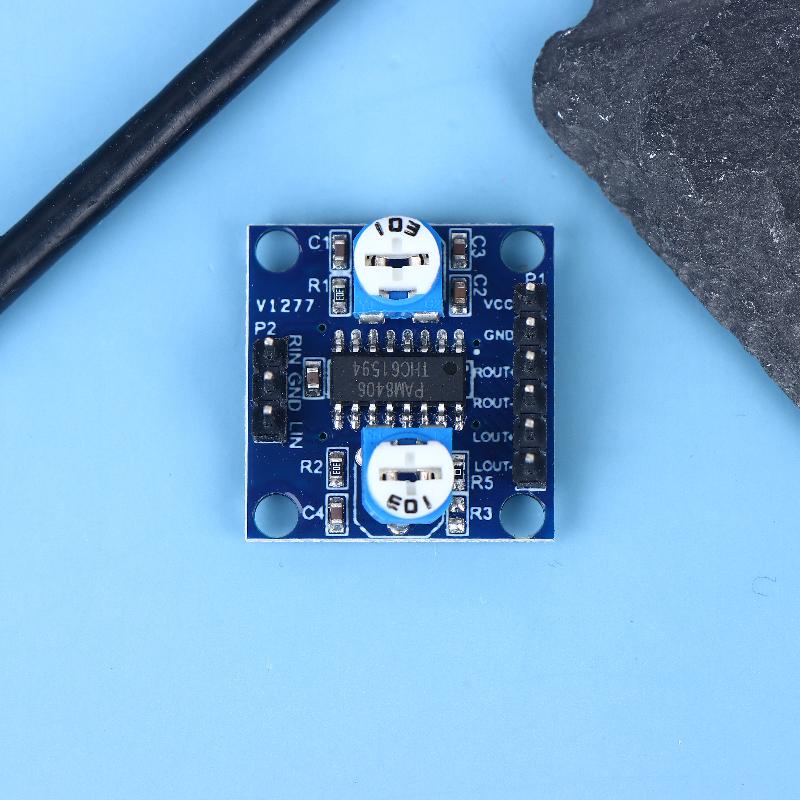 1/3 Stück 5W x 2 Pam8406 Digitaler Verstärkermodul-Board D-Verstärkerplatine Stereo-Audio-Modul mit Lautstärkepotentiometer