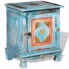 Day and Night - Day and Night Solid Mango Wood Bedside Table In Blue