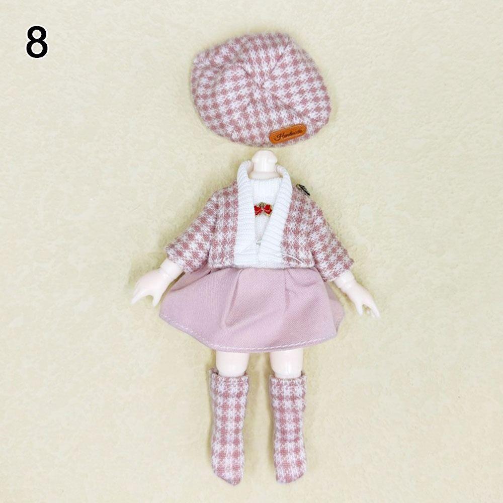 Fashion High-end Dress Up Children DIY Girls T-shirt Pants Doll Skirt  16~17cm Doll/1/8 BJD Doll