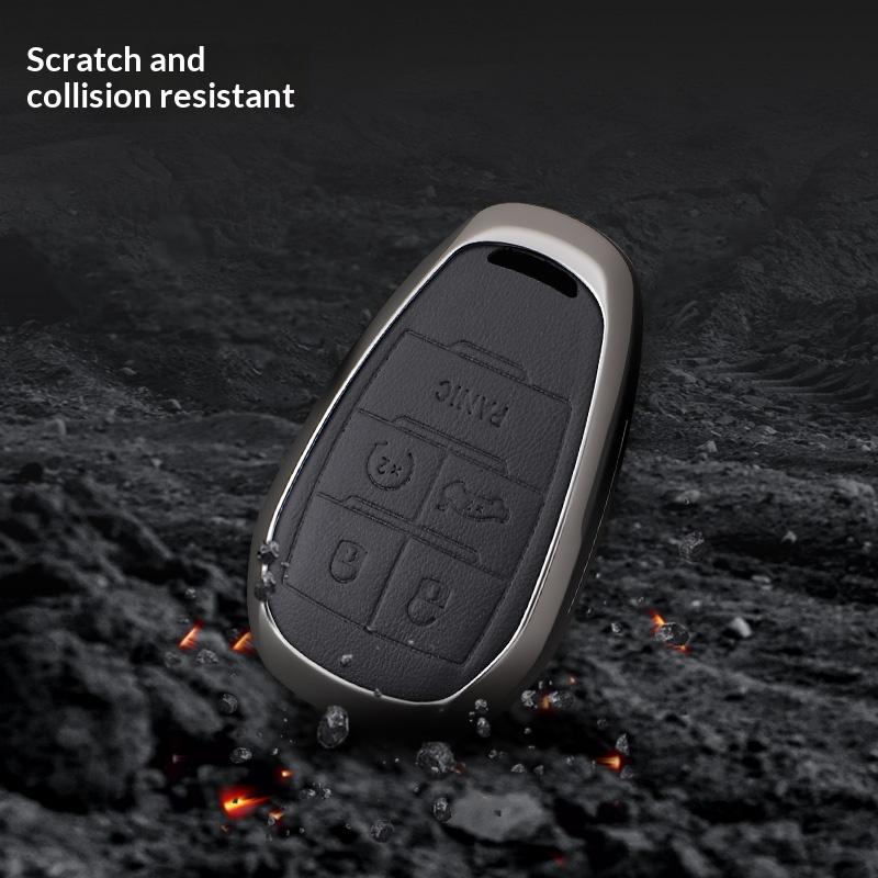 Car Remote Key Case Cover Shell Protector Keyless For Alfa Romeo Giulia 2015 +Stelvio 2016+ Spider Etcetera Car Key Bag Keychain wnp522