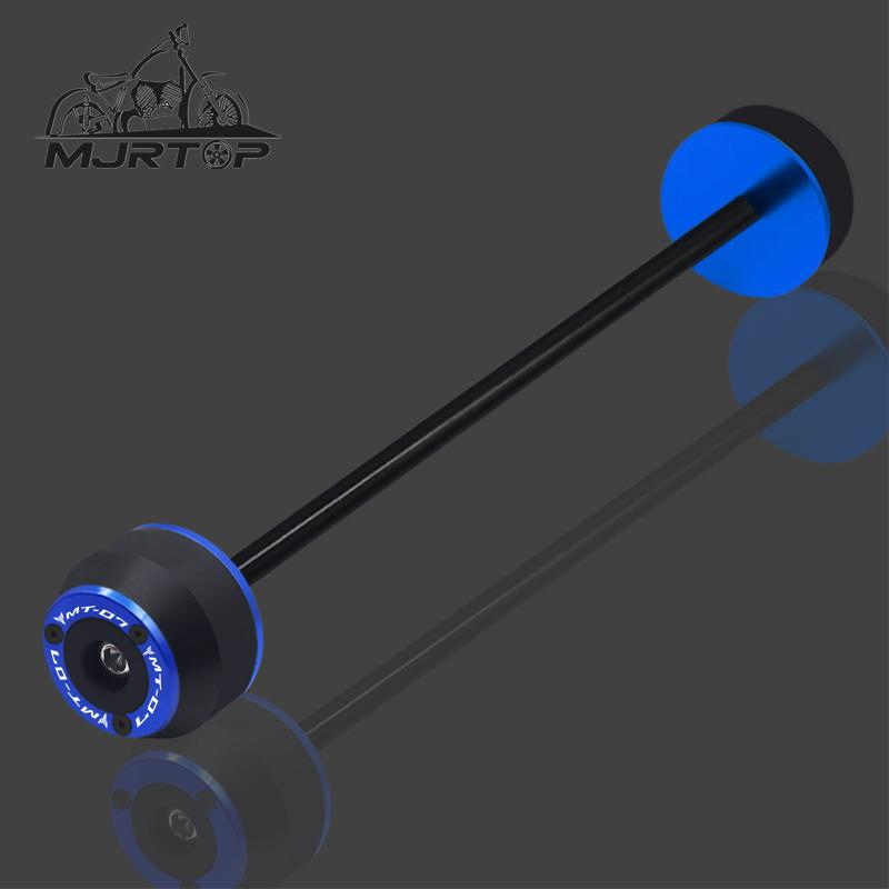 Fits For MT-07 MT07 MT 07 FZ-07 FZ07 XSR700 14-24 Motorcycle CNC Rear Front Axle Wheel Protector Fork Crash Slider Pads mt-07