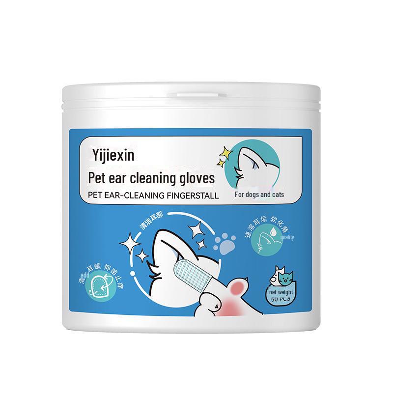 

Одноразовые перчатки для чистки ушей домашних животных - антибактериальные, дезодорирующие, удаляют ушных клещей