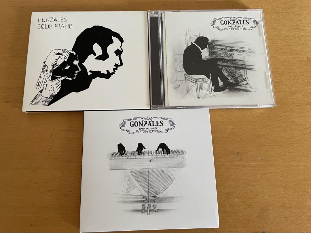 

[USED] GONZALES SOLO PIANO 3 albums, used CD