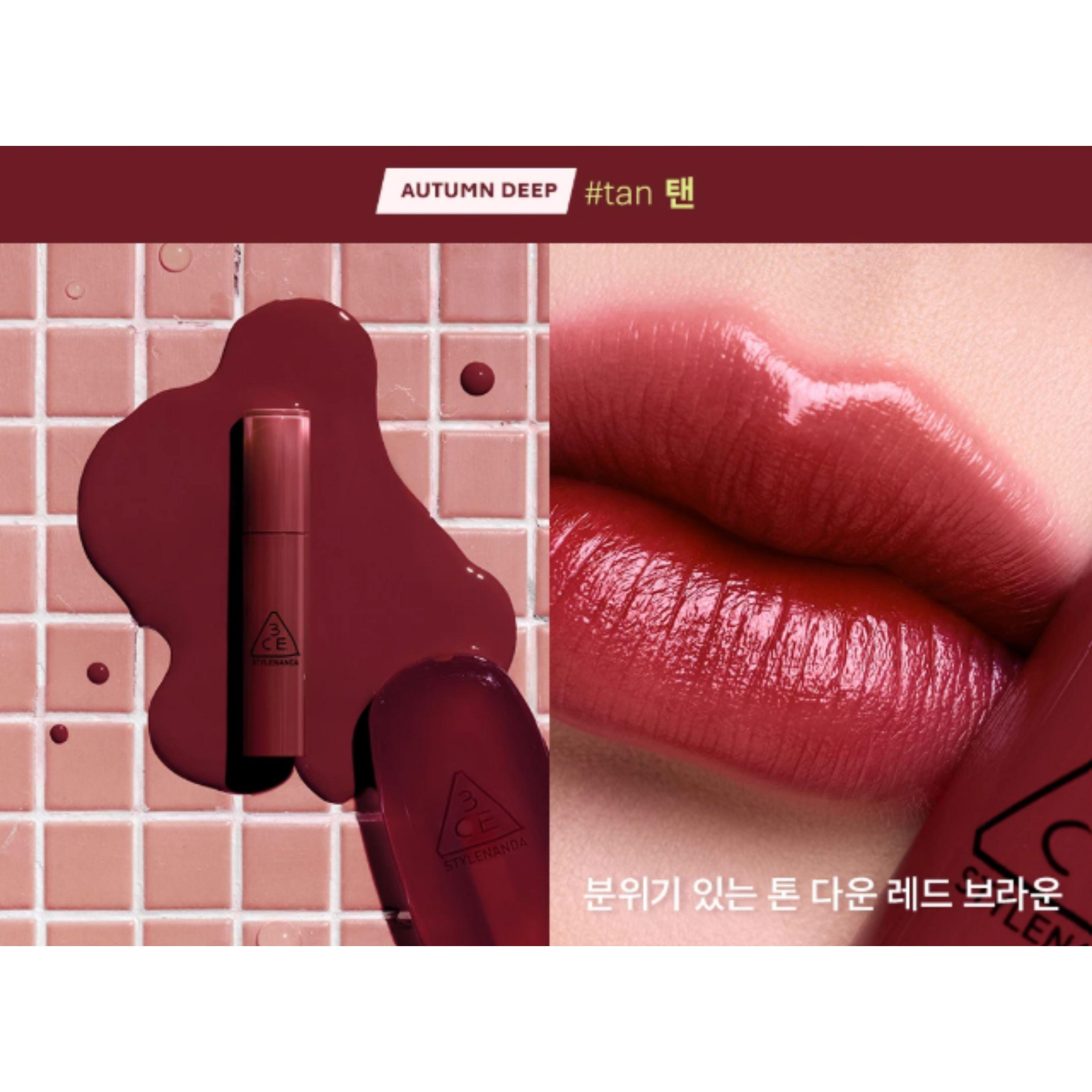 3CE Lazy Pop Lip Stain 4.5g (9 Colors) Tan