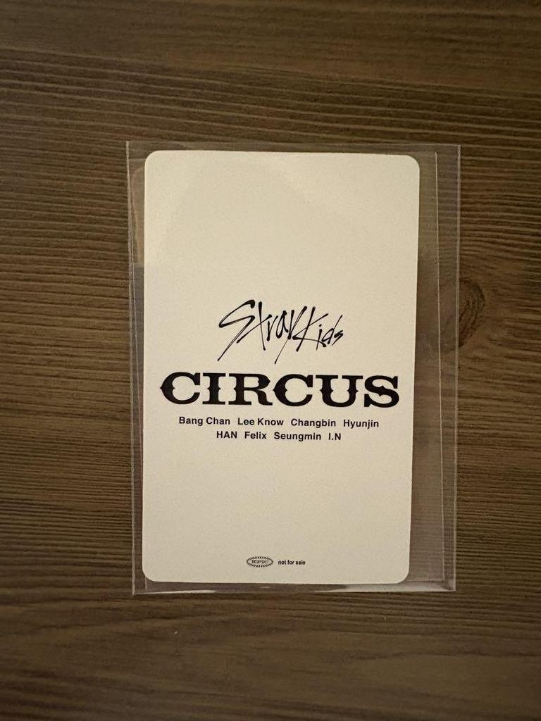[USED] CIRCUS Hyunjin Felix Hyunrix Unit Trading Card Stray Kids