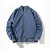 Giacca Bomber Primaverile da Uomo Casual con Tasca con Cerniera