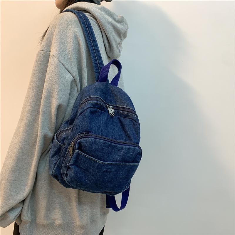Dual-shoulder Bag, Student Schoolbag, Stylish and Simple Small Backpack