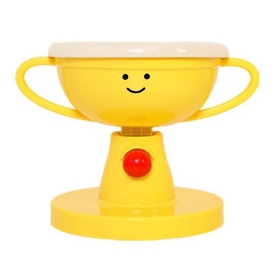 Adjustable Elevated Cat Bowl 60-Degree Tilted Small Dog Feeder 5 Height Settings Raised Food Bowl Cute Trophy Shaped Pet Dish for Pets Neck Comfort