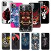 Japanese Samurai Oni Mask Phone Case For Apple iPhone 17 Air 16 15 Plus 14 + 13 Mini 12 11 Pro Max 7 8 SE 16Max Soft Shell Cover