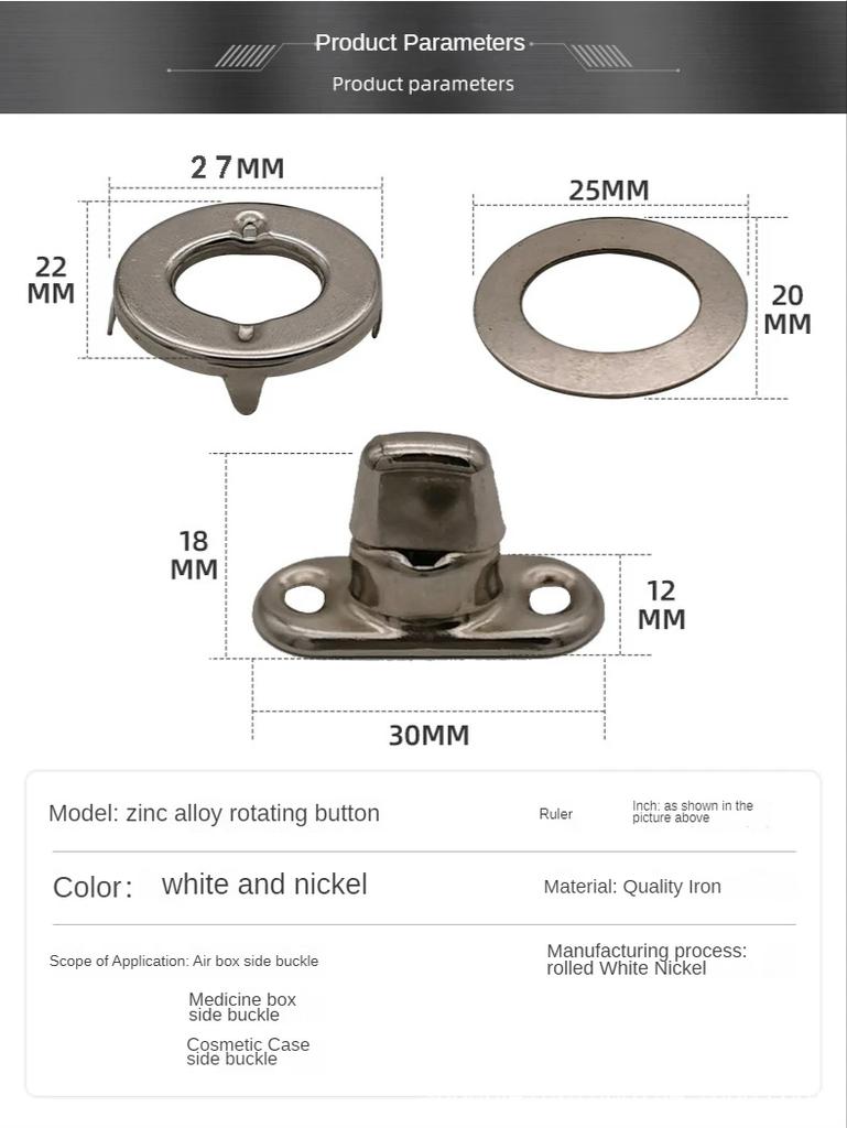 1/10/20 Sets Marine Grade Twist Lock Fasteners Turn Button Eyelet And Stud For Canvas Fastener Turn Buttons Easy Install