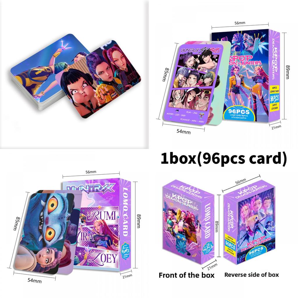 Adesivi Fotografici Kpop Demon Hunters Cartolina Cartolina da Collezione Per Fan E Regali