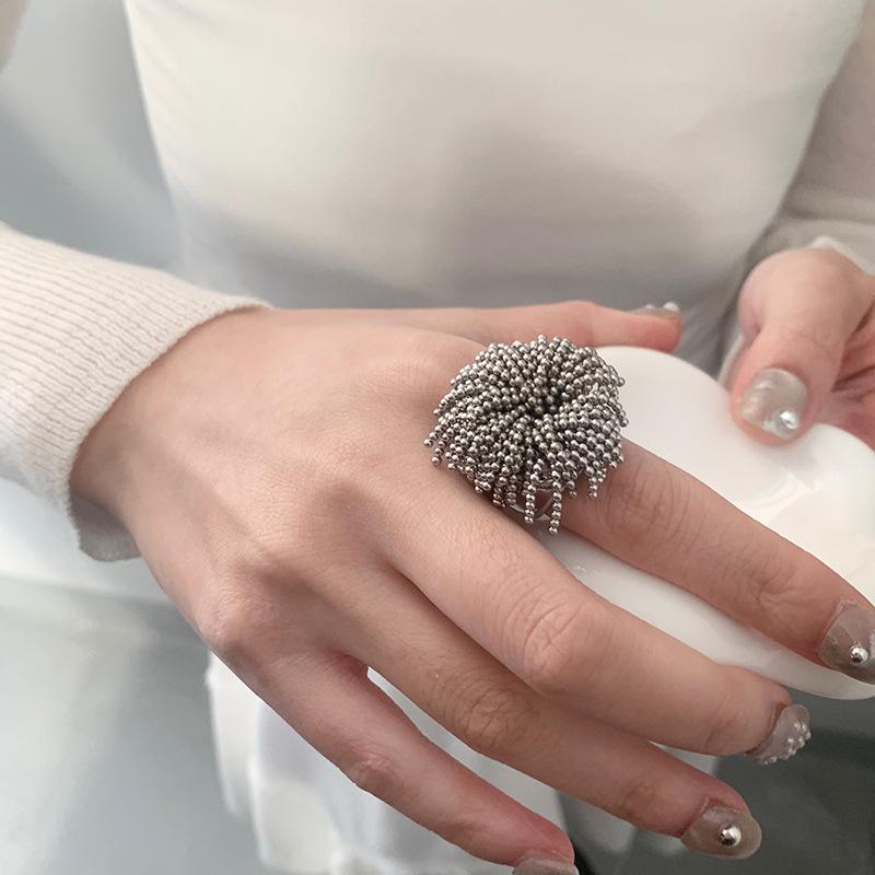 Übertriebene Persönlichkeit Wasserfall Fransenring Damen Nische Designgefühl Einzigartig Exquisit Mode Elegant Vielseitiger Ring Ring