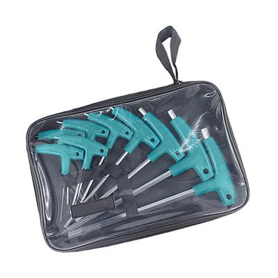 6/9Pcs T-shaped Hand Tool Hex Socket Wrench T-handle Wrench Extended T-Socket Wrench 1.5-10mm for Mechanical Working