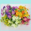 Artificial Chrysanthemum Flower Bouquet With Silk Fabric For Garden Decor And Floral Arrangements