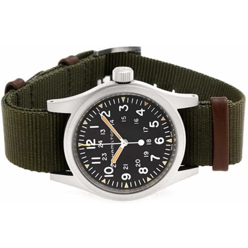 Hamilton Men's Military Khaki Field Mechanical Watch with H-50 Movement, H69439931 [NEW]