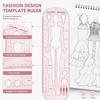Female Figure Figure Template Ruler Plastic Clothing Design Ruler Sketching Supplies