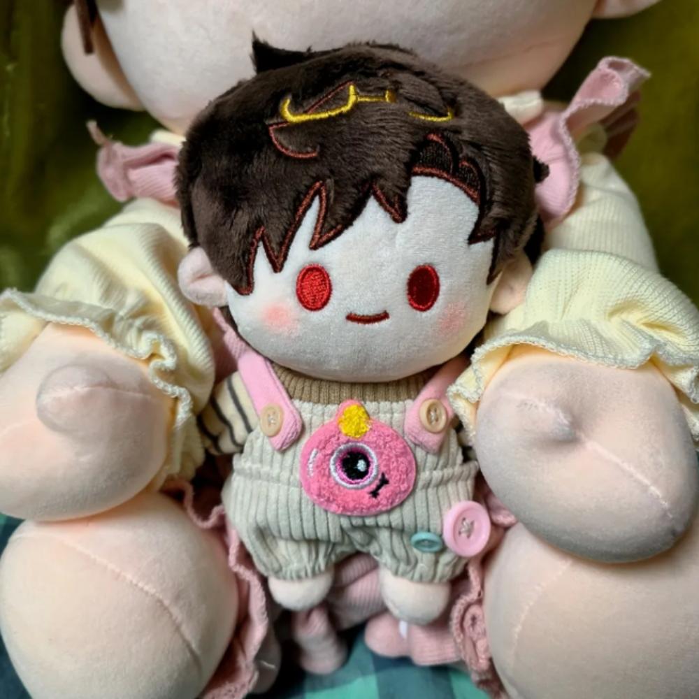 1 Set Striped Shirt Cotton Doll's Clothes Rompers No Attribute Doll Clothes 20cm Cotton Doll